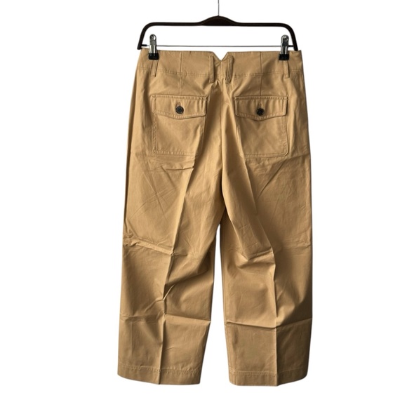 J Crew Argonne Wide Leg Pant in Trench Canvas - Tan | 4 NWT - Picture 5 of 14